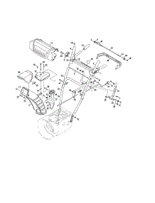 Chute / Handles parts for Craftsman Gas Snowblower 247881732 from AppliancePartsPros.com