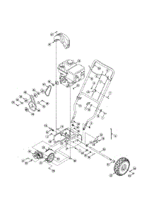 Engine / Handle parts for Craftsman Gas Snowblower 247881990 from AppliancePartsPros.com