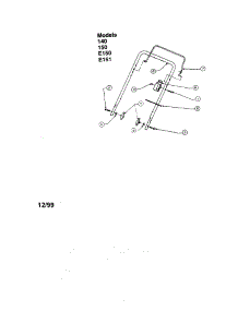Handle Assembly Control parts for Craftsman Gas Snowblower 24788346 from AppliancePartsPros.com