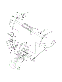 Handles / Lower Chute parts for Craftsman Gas Snowblower 247883550 from AppliancePartsPros.com