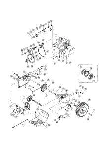 Wheels / Frame parts for Craftsman Gas Snowblower 247883550 from AppliancePartsPros.com