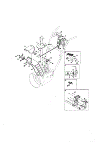 Chute & Control parts for Craftsman Gas Snowblower 247883940 from AppliancePartsPros.com