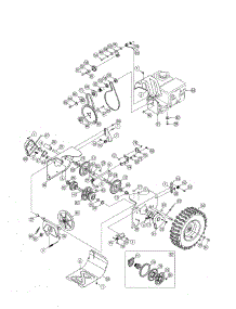 Gears / Engine / Wheel parts for Craftsman Gas Snowblower 247883960 from AppliancePartsPros.com