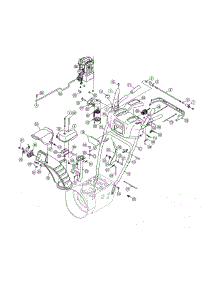 Handle / Chute / Handle Panel parts for Craftsman Gas Snowblower 247883960 from AppliancePartsPros.com