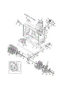 Spiral / Auger Housing parts for Craftsman Gas Snowblower 247883961 from AppliancePartsPros.com