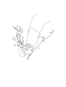 Upper & Lower Chute parts for Craftsman Gas Snowblower 247884330 from AppliancePartsPros.com