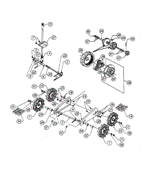 Wheels / Carrier parts for Craftsman Gas Snowblower 247885500 from AppliancePartsPros.com