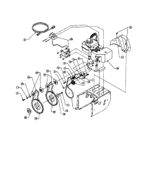 Engine / Starter / Pulley parts for Craftsman Gas Snowblower 247885500 from AppliancePartsPros.com