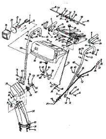 Handle Assembly parts for Sears Gas Snowblower 247885550 from AppliancePartsPros.com