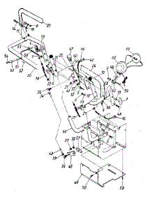 Handle parts for Craftsman Gas Snowblower 247886700 from AppliancePartsPros.com