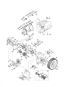 Wheels / Drive parts for Craftsman Gas Snowblower 247886910 from AppliancePartsPros.com