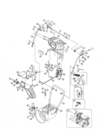 Chute Assembly / Handles parts for Craftsman Gas Snowblower 247886911 from AppliancePartsPros.com