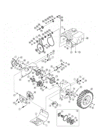 Wheels / Clutch / Engine parts for Craftsman Gas Snowblower 247886911 from AppliancePartsPros.com