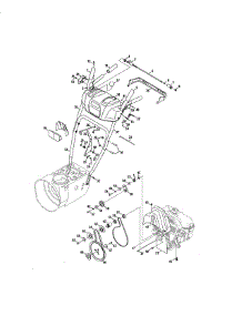 Handles / Engine parts for Craftsman Gas Snowblower 247886941 from AppliancePartsPros.com