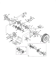 Drive Shaft / Wheel / Axle parts for Craftsman Gas Snowblower 247886941 from AppliancePartsPros.com