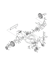 Wheels / Transmission parts for Craftsman Gas Walk-Behind Mower 247887210 from AppliancePartsPros.com