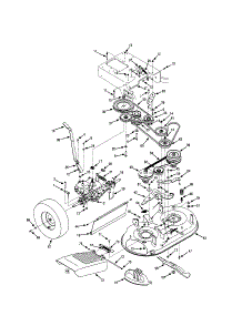 Deck / Wheels parts for Craftsman Gas Walk-Behind Mower 247887330 from AppliancePartsPros.com