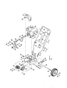 Handle / Engine / Wheels parts for Craftsman Gas Snowblower 247887790 from AppliancePartsPros.com