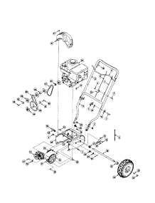 Engine / Handle / Wheels parts for Craftsman Gas Snowblower 247887791 from AppliancePartsPros.com