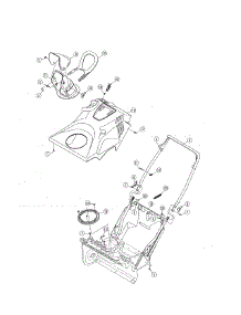 Handle / Chute / Top Cover parts for Craftsman Gas Snowblower 247887801 from AppliancePartsPros.com