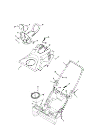 Chute / Cover / Handle parts for Craftsman Gas Snowblower 247887802 from AppliancePartsPros.com