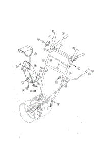 Handles / Upper Chute parts for Craftsman Gas Snowblower 24788787 from AppliancePartsPros.com