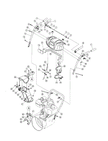 Handle / Upper Chute parts for Craftsman Gas Snowblower 247887900G from AppliancePartsPros.com