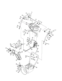 Lower Chute / Handles parts for Craftsman Gas Snowblower 247887910 from AppliancePartsPros.com