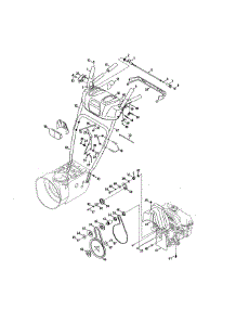 Upper Handle / Handle Panel parts for Craftsman Gas Snowblower 247887940 from AppliancePartsPros.com