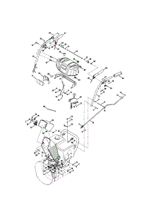 Handle / Lower Chute parts for Craftsman Gas Snowblower 247888460 from AppliancePartsPros.com