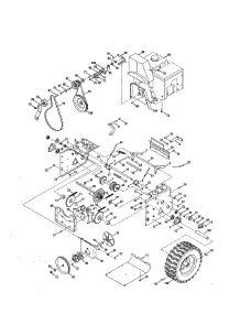 Engine / Wheels / Drive parts for Craftsman Gas Snowblower 247888480 from AppliancePartsPros.com