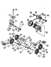 Wheel Assembly parts for Craftsman Gas Snowblower 247888500 from AppliancePartsPros.com