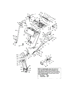 Handle Panel / Handles parts for Craftsman Gas Snowblower 247888520 from AppliancePartsPros.com
