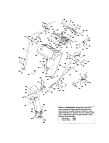 Handle Panel / Lower Chute parts for Craftsman Gas Snowblower 247888530 from AppliancePartsPros.com