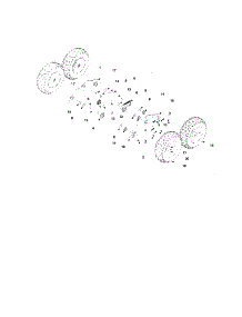 Chain / Wheel Axle / Drive Axle parts for Craftsman Gas Snowblower 247888540 from AppliancePartsPros.com