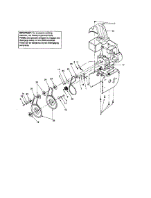 Idler Bracket / V-Belt / Cover parts for Craftsman Gas Snowblower 247888540 from AppliancePartsPros.com