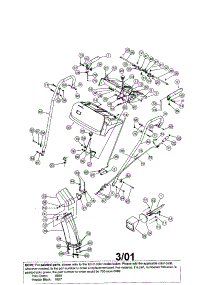 Snow Thrower parts for Craftsman Gas Snowblower 247888550 from AppliancePartsPros.com