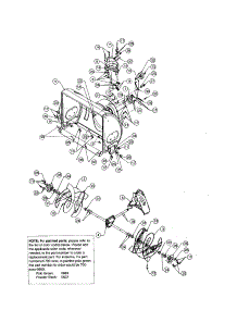 Blades parts for Craftsman Gas Snowblower 247888550 from AppliancePartsPros.com