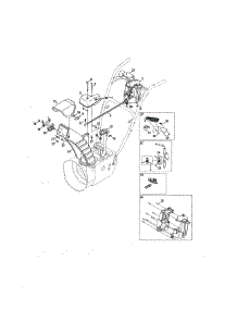 Chute & Control parts for Craftsman Gas Snowblower 247888700 from AppliancePartsPros.com