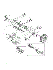 Gear Box / Wheels parts for Craftsman Gas Snowblower 247888742 from AppliancePartsPros.com