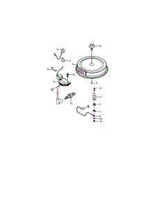 Flywheel / Ignition Coil parts for Craftsman Gas Walk-Behind Mower 247889210 from AppliancePartsPros.com