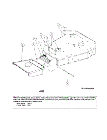 Deflector Chute parts for Craftsman Gas Walk-Behind Mower 247889360 from AppliancePartsPros.com