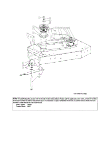 Deck Pulley / Rotary Blade parts for Craftsman Gas Walk-Behind Mower 247889360 from AppliancePartsPros.com