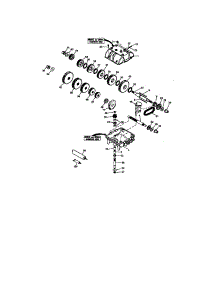 Transmission parts for Craftsman Gas Walk-Behind Mower 247889360 from AppliancePartsPros.com