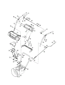 Handle parts for Craftsman Gas Snowblower 247889570 from AppliancePartsPros.com