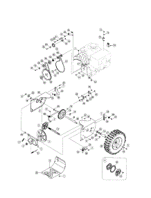 Axle / Wheels parts for Craftsman Gas Snowblower 247889700 from AppliancePartsPros.com