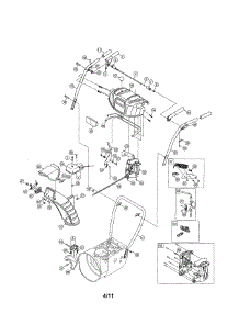Chute & Handles parts for Craftsman Gas Snowblower 247889702 from AppliancePartsPros.com