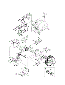 Transmission / Wheels parts for Craftsman Gas Snowblower 247889702 from AppliancePartsPros.com
