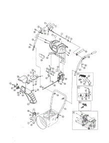 Handles / Chute / Panel parts for Craftsman Gas Snowblower 247889703 from AppliancePartsPros.com