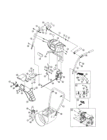 Chute / Handles parts for Craftsman Gas Snowblower 247889704 from AppliancePartsPros.com